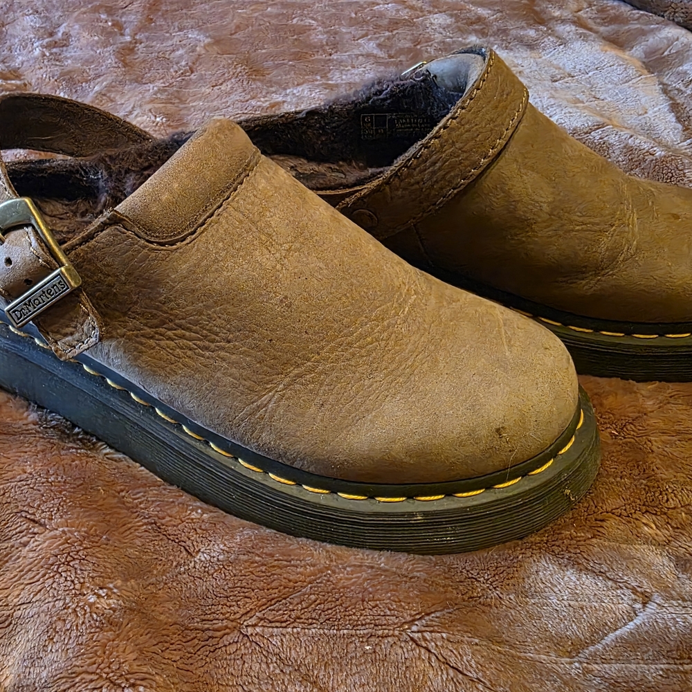 Dr. Martens Fur Lined Clogs